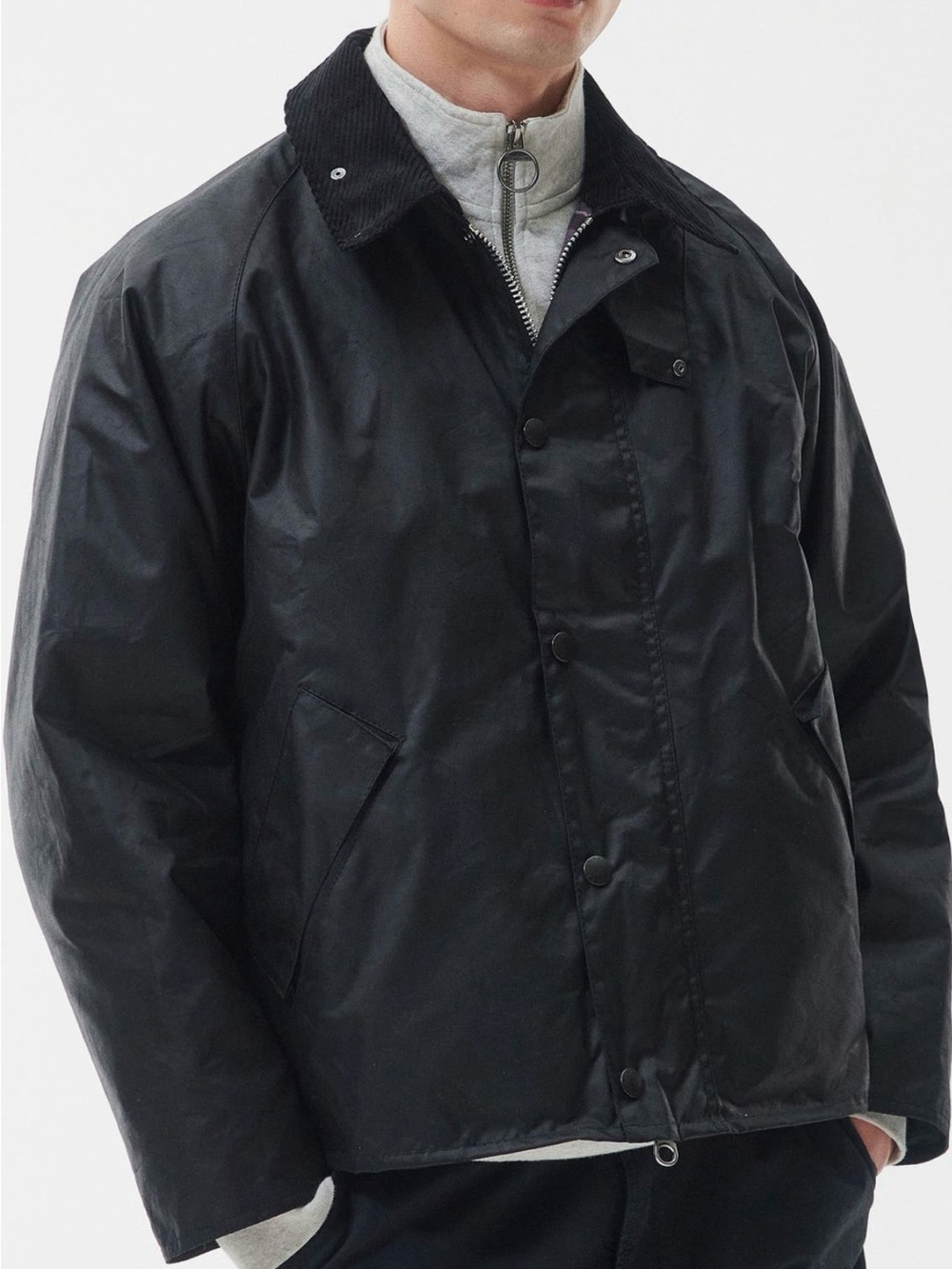 Barbour
Transport Wax Jacket Black Size 40